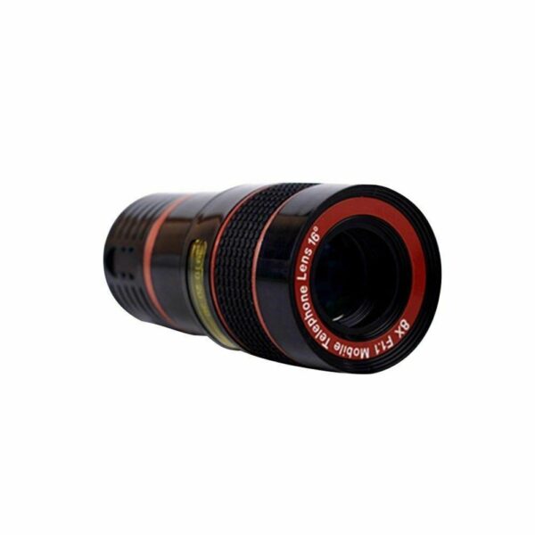 HD 8X Clip On Optical Zoom Telescope Camera Lens For Universal Mobile Cell Phone – Image 3