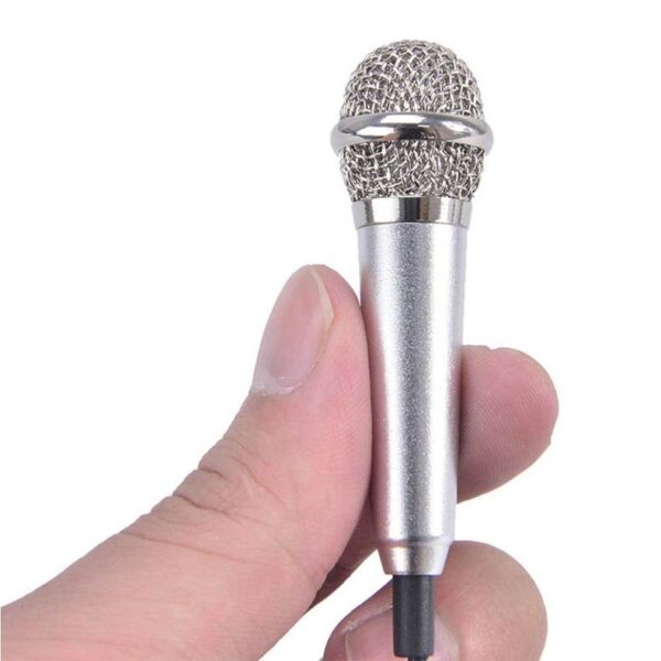 Mini Karaoke Condenser Wired 3.5mm Microphone Mic Mobile Phone For Android – Image 2