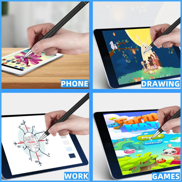 Compatible with Apple, Applicable To iphone Capacitor Pen Fine Head Painting Mobile Phone Tablet Universal Android – Image 3