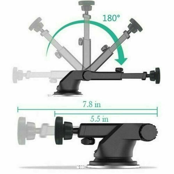 Car Bracket With Adjustable Strength Suction Cup – Image 7