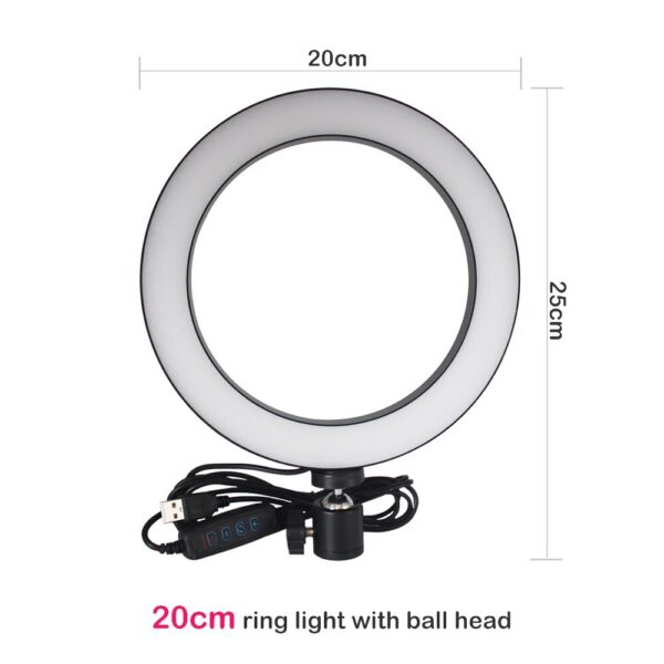 Compatible with Apple, Tripod Fill Light Live Bracket Beauty Light Set Ring Light – Image 7