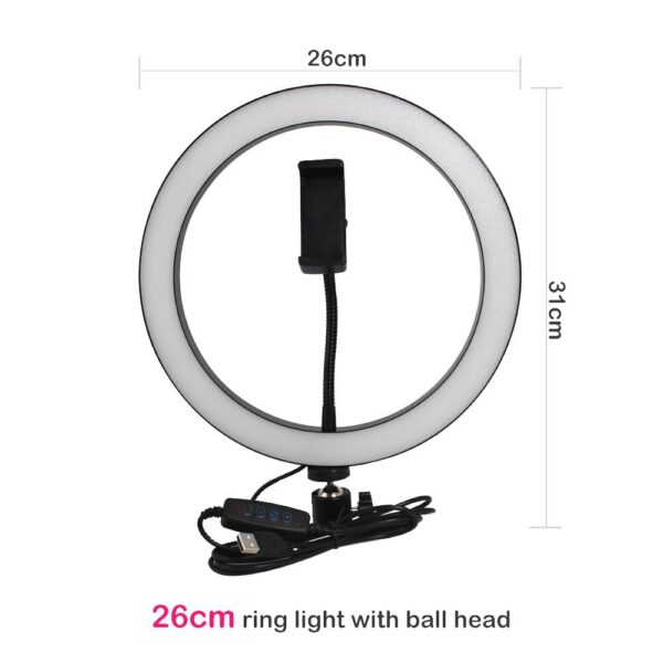 Compatible with Apple, Tripod Fill Light Live Bracket Beauty Light Set Ring Light – Image 5