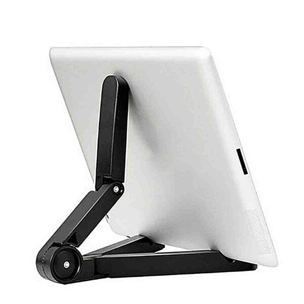 Universal Foldable Phone Tablet Holder Adjustable Bracket Desktop Stand Tripod Stability Support For Phone Adjustable Portable Desktop Holder Mount Folding Tablet Stand Anti-Slip For Ipad – Image 6