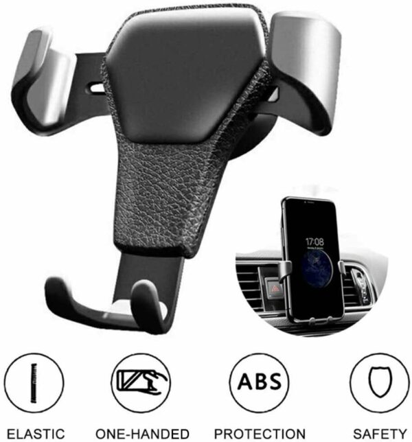 Universal Car Mount Holder Stand Air Vent Cradle For Mobile Cell Phone Gravity Car Mount Air Vent Phone Holder For I Phone X XR XS Max S Amsung S10 Note9 – Image 3